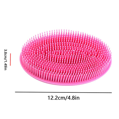 Soft Silicone Exfoliating Body Brush for Bath, Shower, and Facial Massage - Suitable for Babies